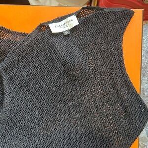 Kallmeyer Black Knit Swim Coverup